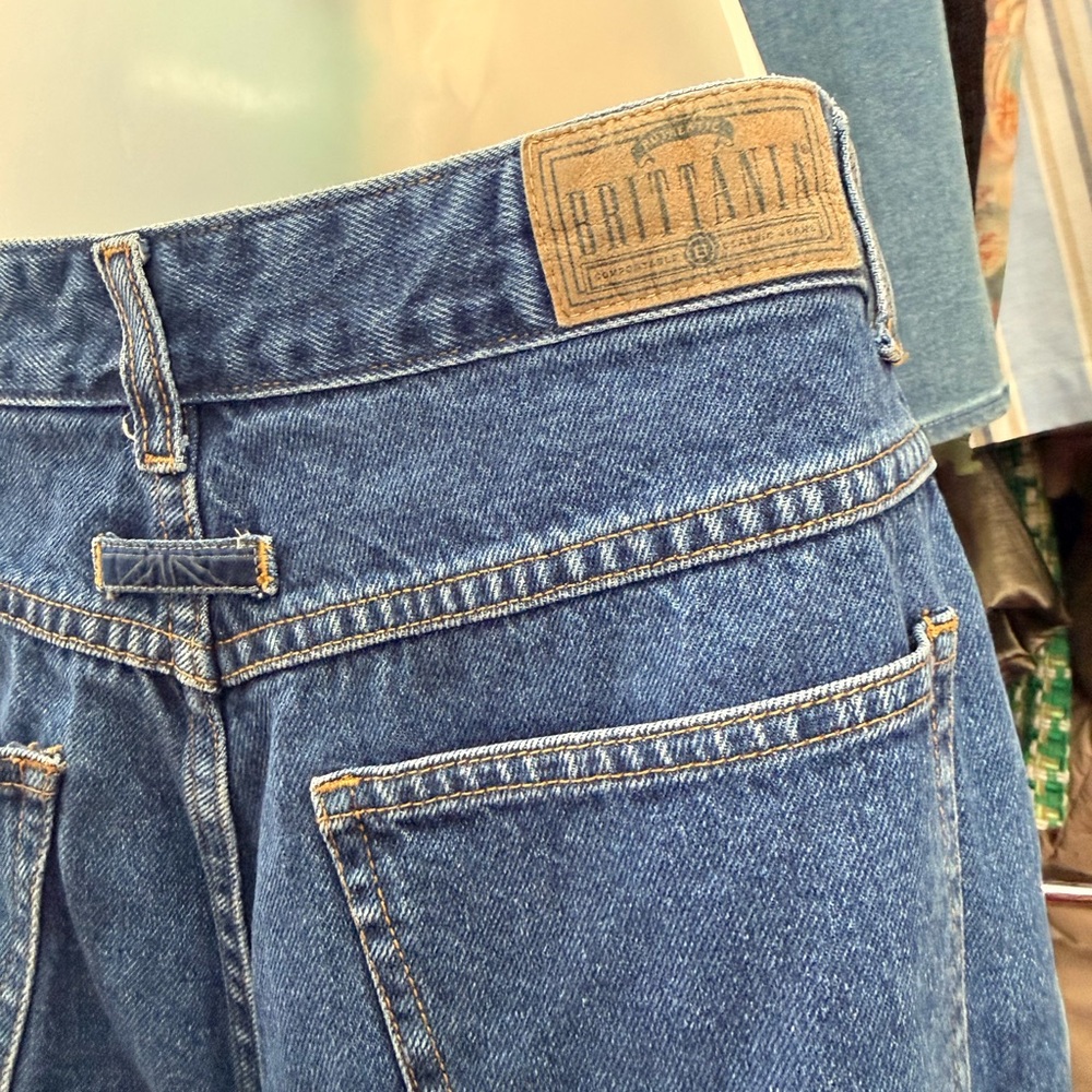 Y2K Blue Baggy Denim Women's Shorts - Picture 4 of 4